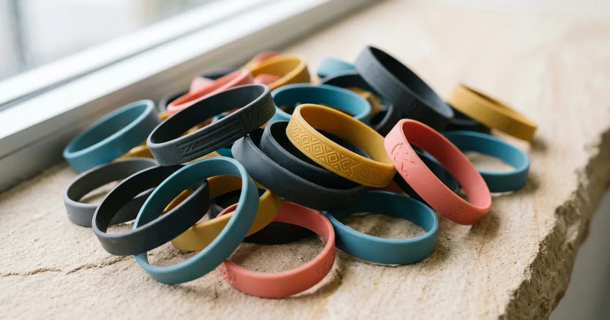 How silicone wristbands are decorated