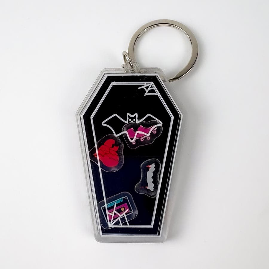 Acrylic Shaker Keychain