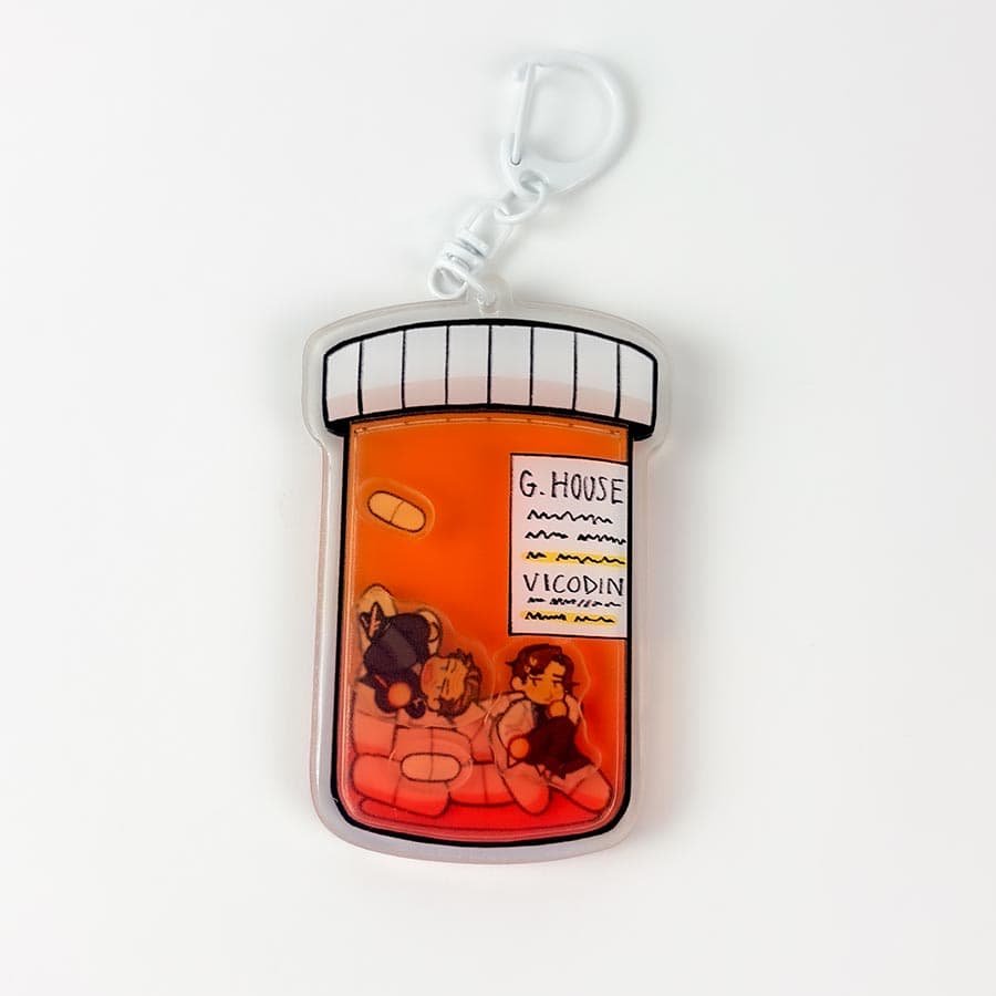 Acrylic Shaker Keychain