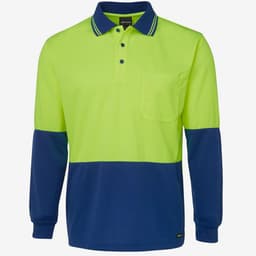 Hi Vis Long Sleeve Polo 3