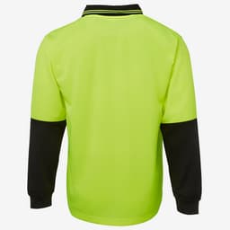 Hi Vis Long Sleeve Polo 2