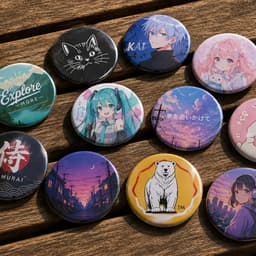 Metal Badges Custom Shape 3