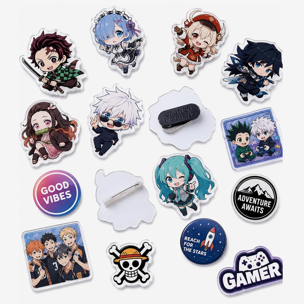 Custom Acrylic Badges