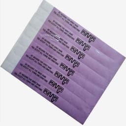 Wristbands Tyvek Black Print 4