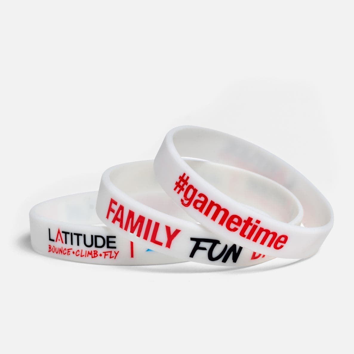 Silicone Wristbands Ink Filled