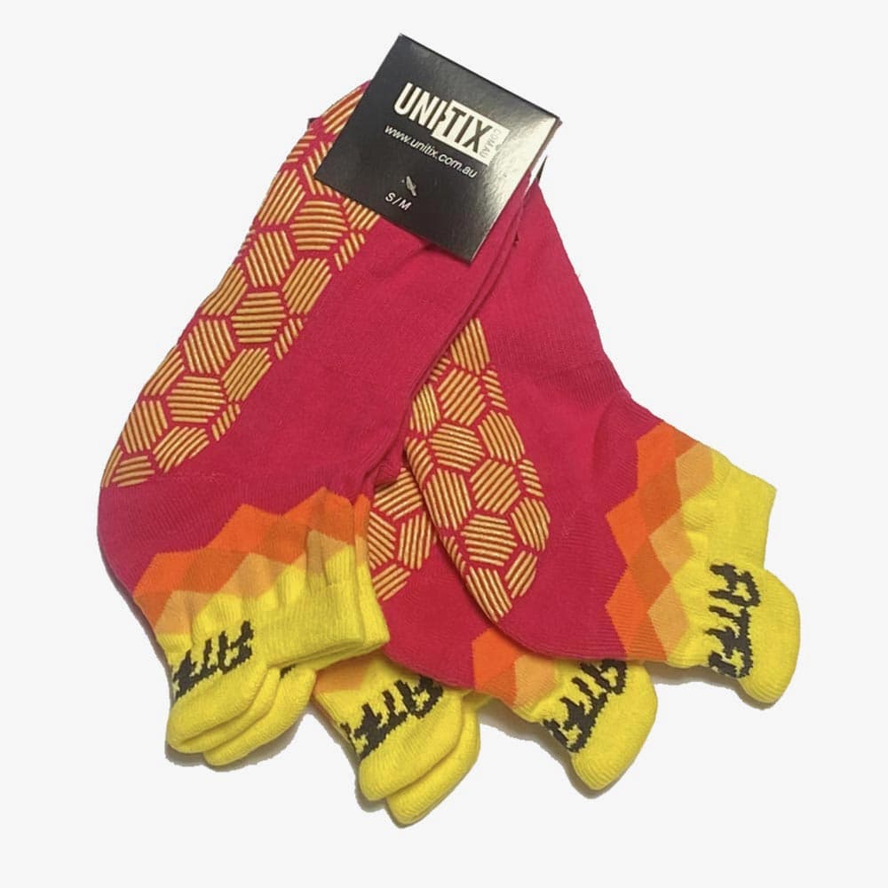 Cotton Pilates Grip Socks