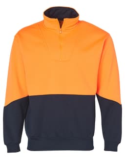 Custom Men's Hi-Vis Half Zip Fleece Sweat SW13A 3