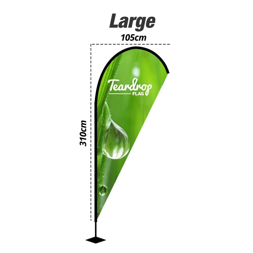 Teardrop Flag Large (Print Only)