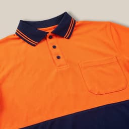 Custom Hi-Vis CoolDry Short Sleeve Safety Polo SW01CD 2