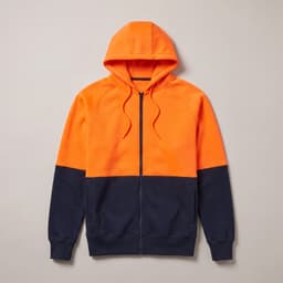 Custom Hi-Vis Two Tone Fleece Hoodie SW24