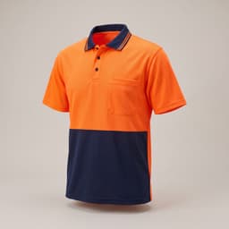 Custom Hi-Vis CoolDry Short Sleeve Safety Polo SW01CD 3