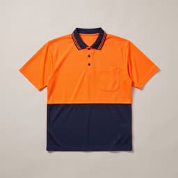 Custom Hi-Vis CoolDry Short Sleeve Safety Polo SW01CD