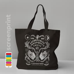 Tote Bag Black Premium (Screen print)