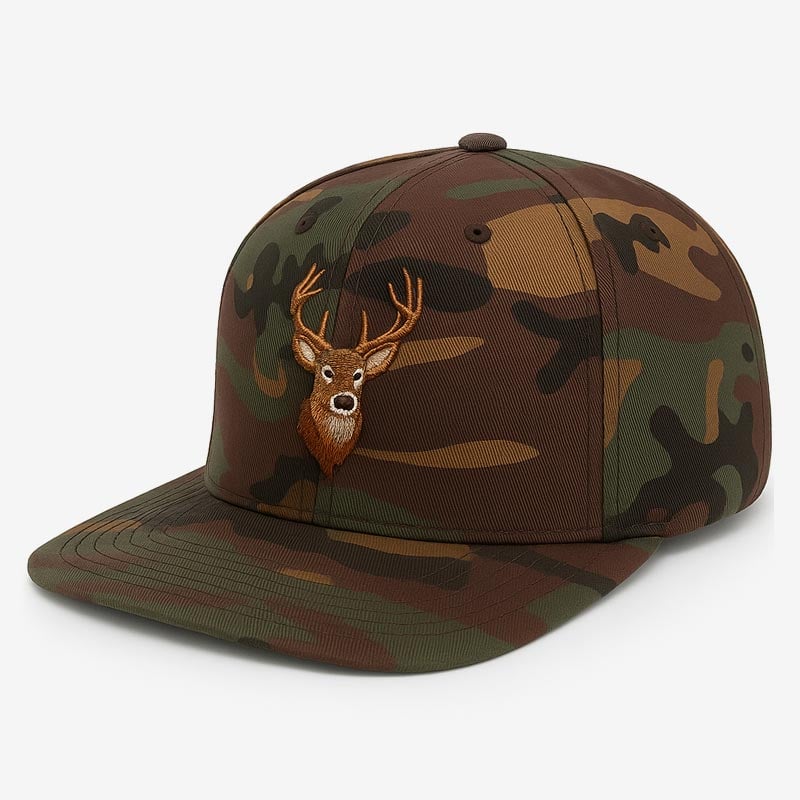 Custom Embroidered Camo Cap