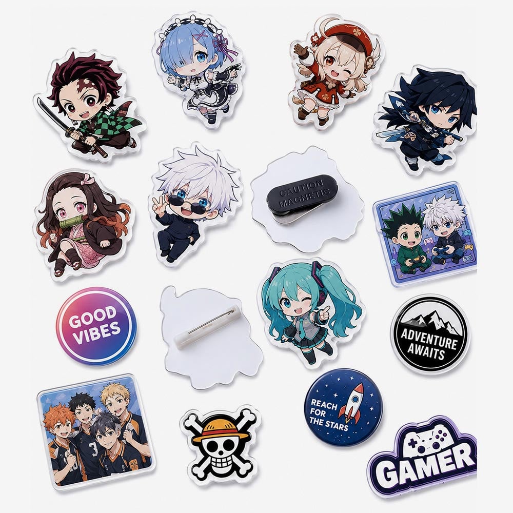 Custom Acrylic Badges