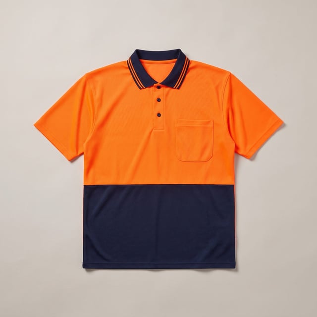 Custom Hi-Vis CoolDry Short Sleeve Safety Polo SW01CD