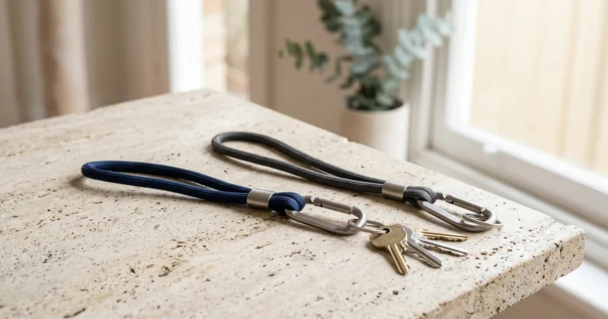 Custom key lanyards