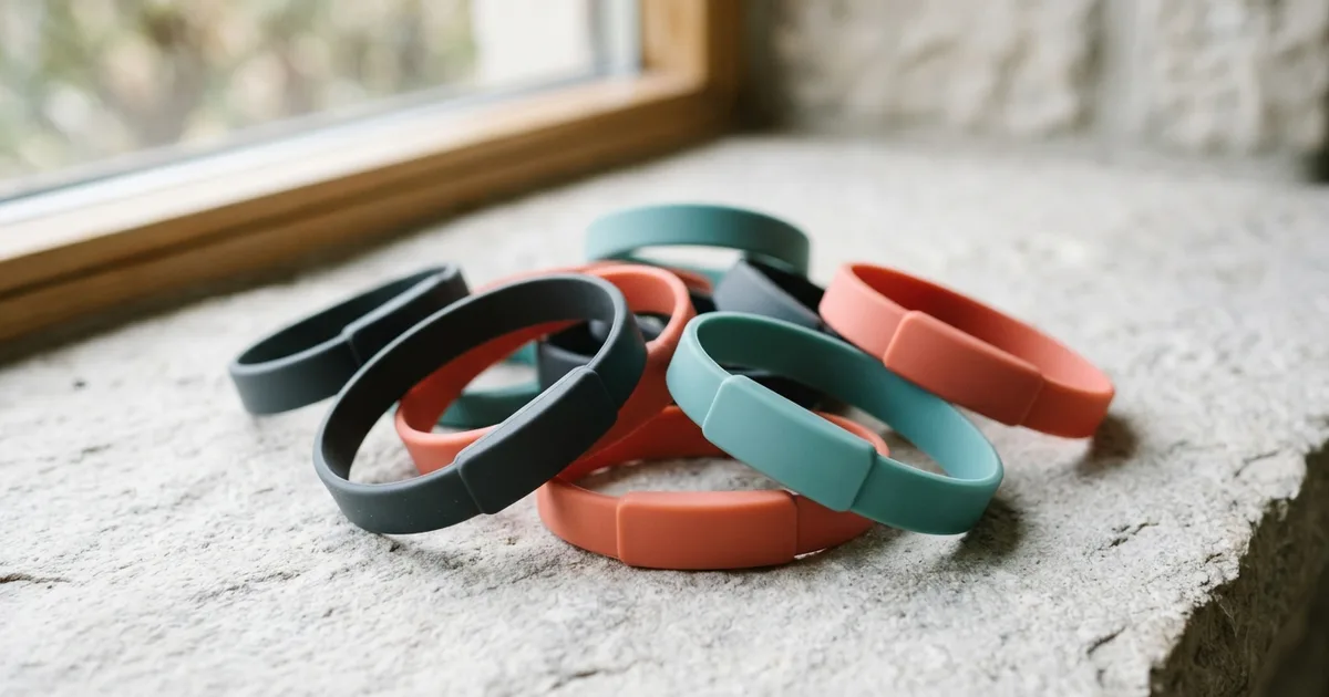 Medical alert silicone wristbands