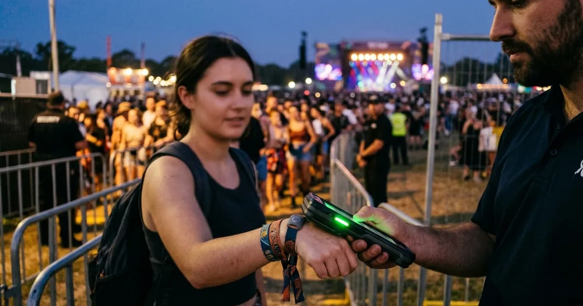 RFID and NFC event wristbands