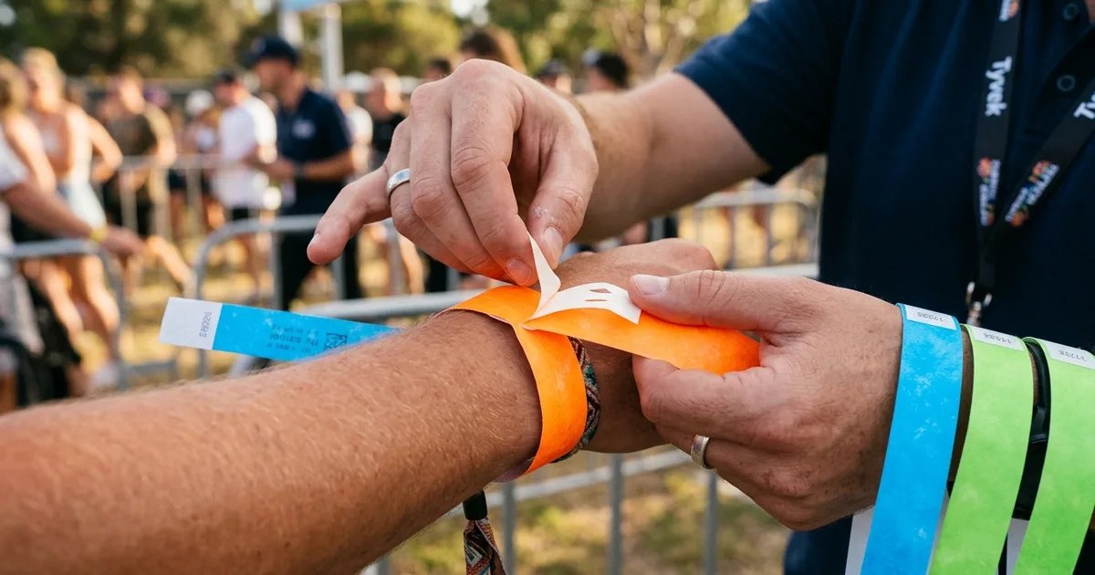 Tyvek wristbands Australia - event access guide