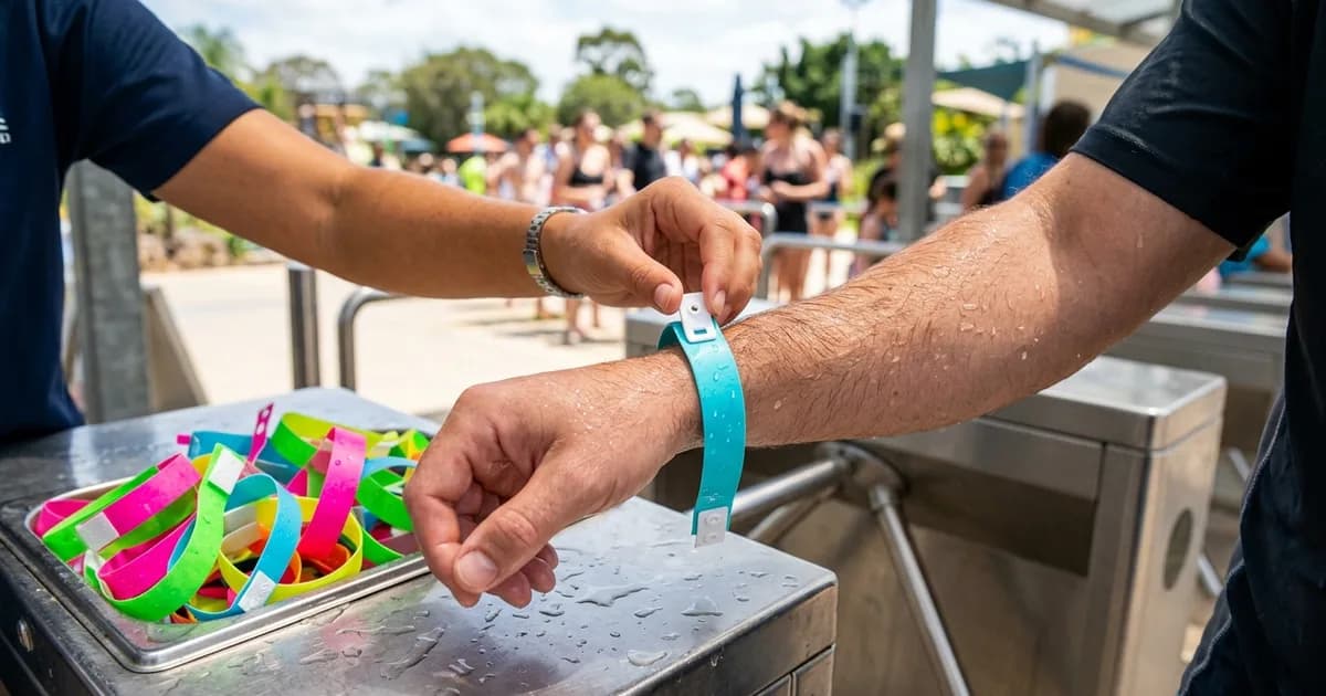 Custom vinyl and plastic wristbands