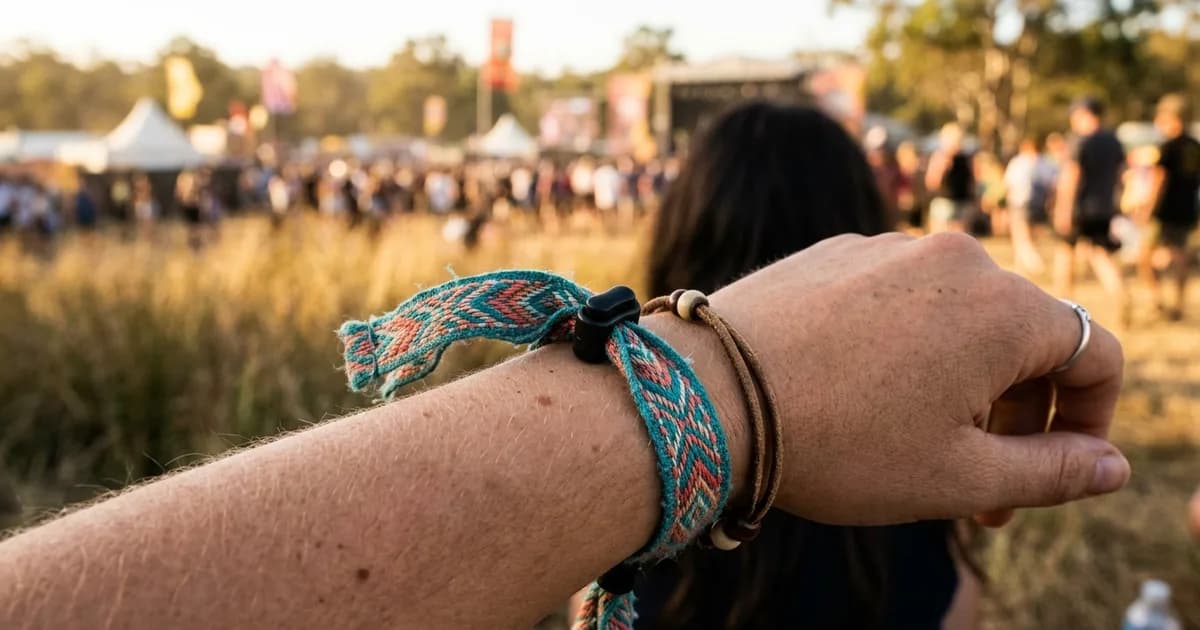 Custom fabric wristbands for events