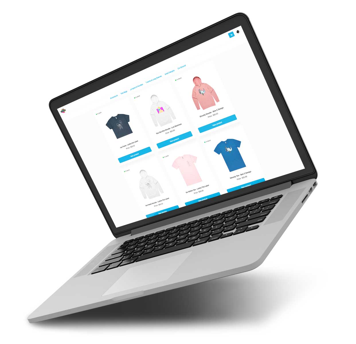 custom ecommerce store