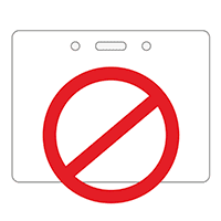No card holder