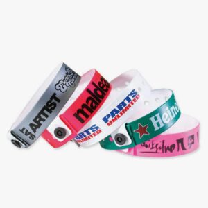 Custom Wristbands Plastic Clip